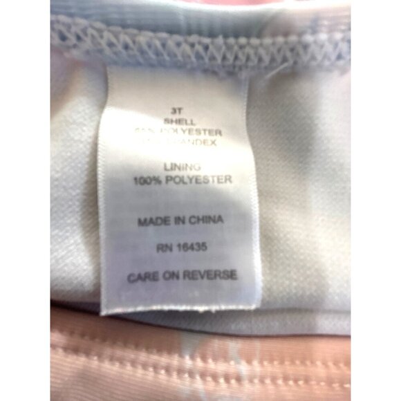 Disney Junior Minnie Toddler Girls Swim Suit 2 PC Rainbow Multicolored Minnie Pr - Picture 3 of 6